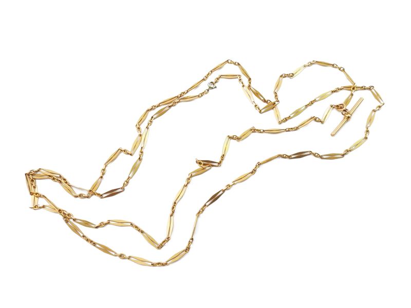Lunga Catena in Oro Giallo