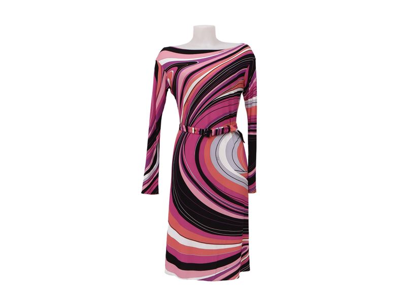 Emilio Pucci, Abito in Viscosa e Seta Fantasia