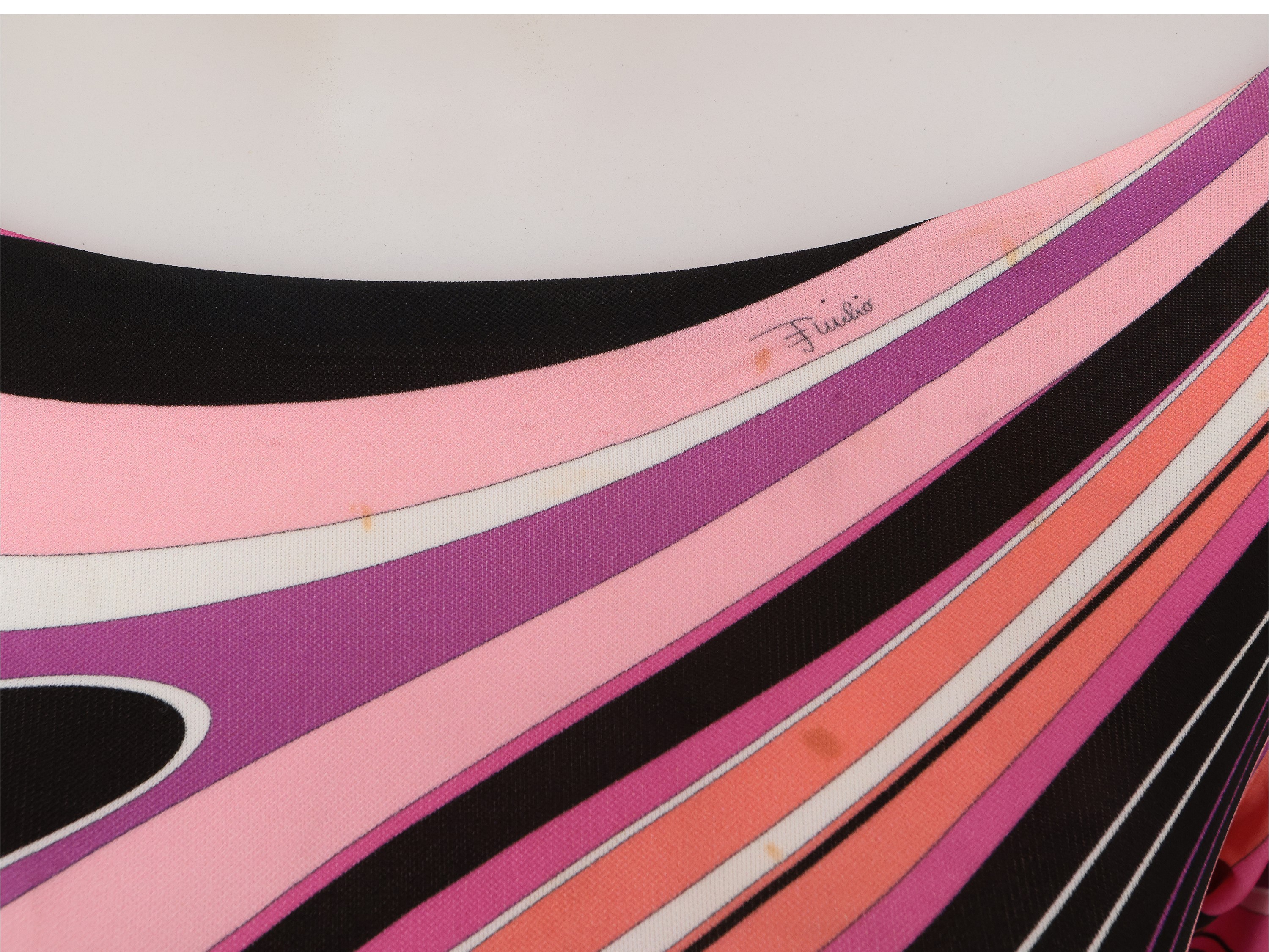 Emilio Pucci, Abito in Viscosa e Seta Fantasia