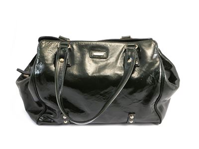 Max Mara, Borsa a Spalla in Vernice Verde