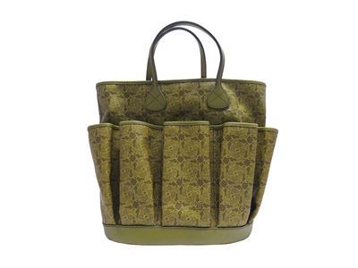 Céline, Borsa in Tela Macadan Verde Oliva