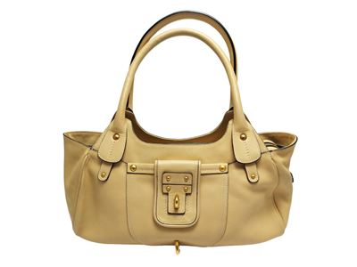 Salvatore Ferragamo, Borsa in Pelle Beige