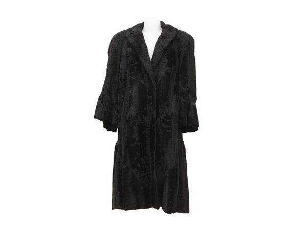 Pelliccia di breitschwanz nero