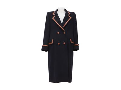 Ascot, Cappotto in Lana Blu