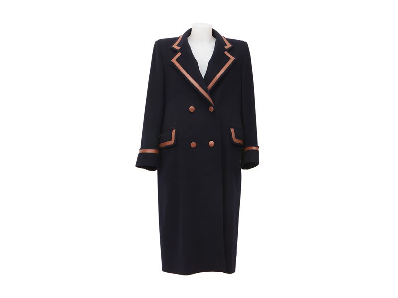 Ascot, Cappotto in Lana Blu