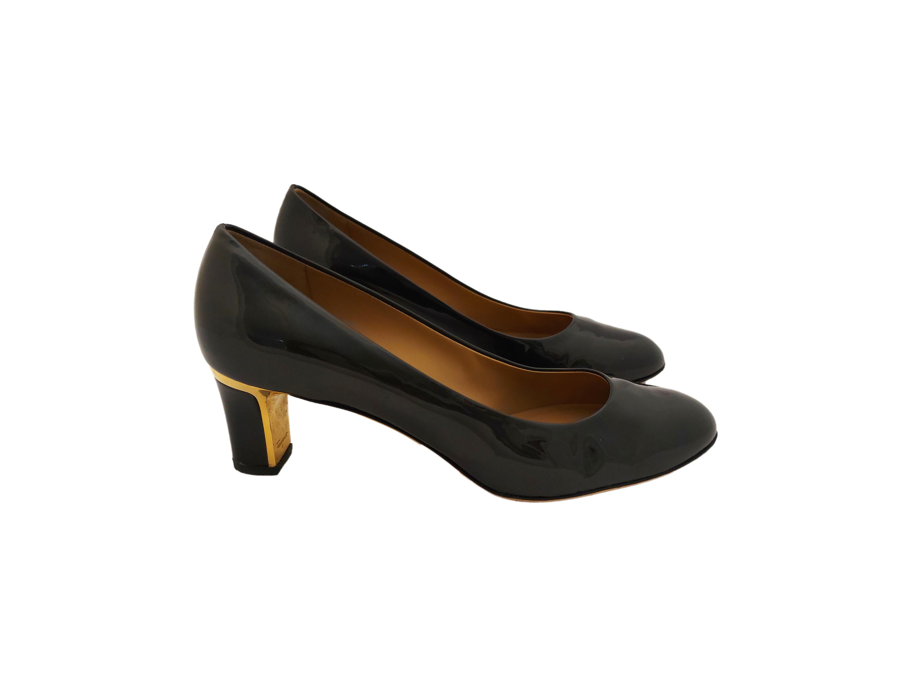 Salvatore Ferragamo, Décolleté in Vernice Nera