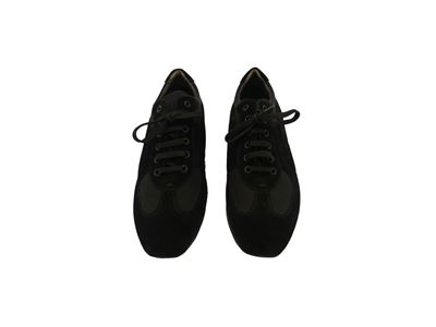 Salvatore Ferragamo, Sneaker in Suede Nere