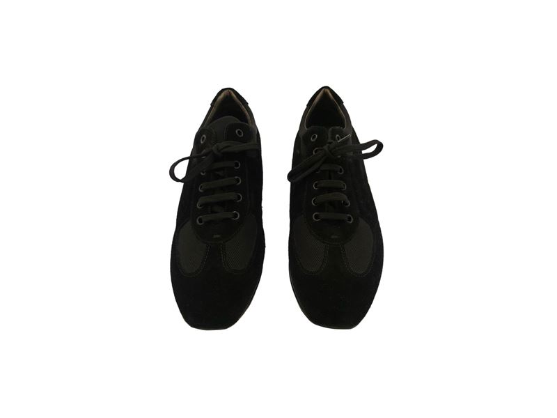 Salvatore Ferragamo, Sneaker in Suede Nere