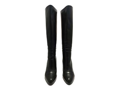 Salvatore Ferragamo, Stivali in Pelle Nera