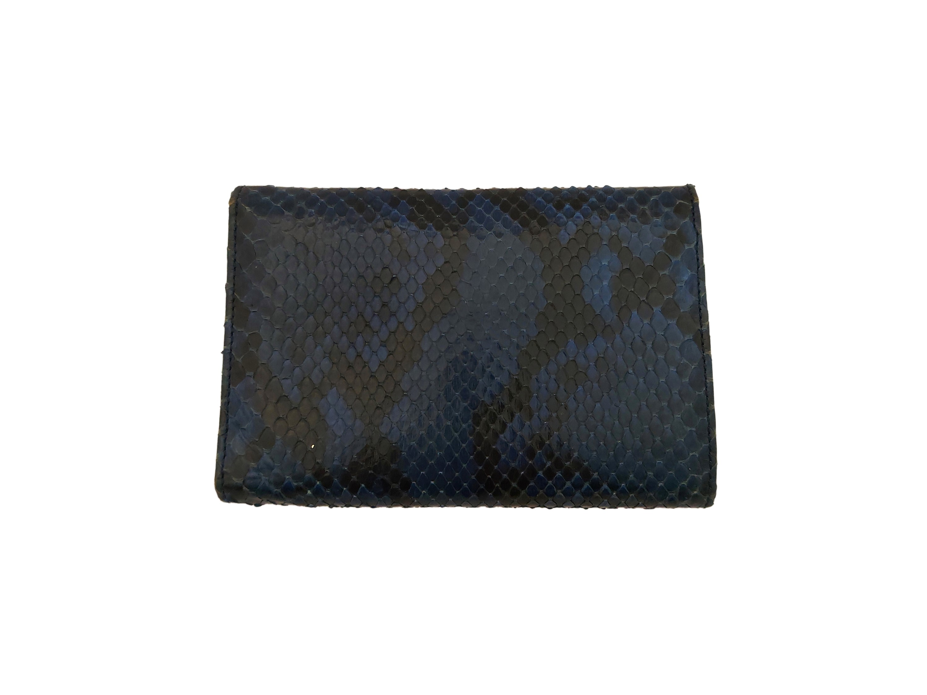 Ermanno Daelli, Portafoglio in pitone blu