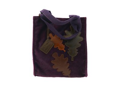 Salvatore Ferragamo, Borsetta in Velluto Viola