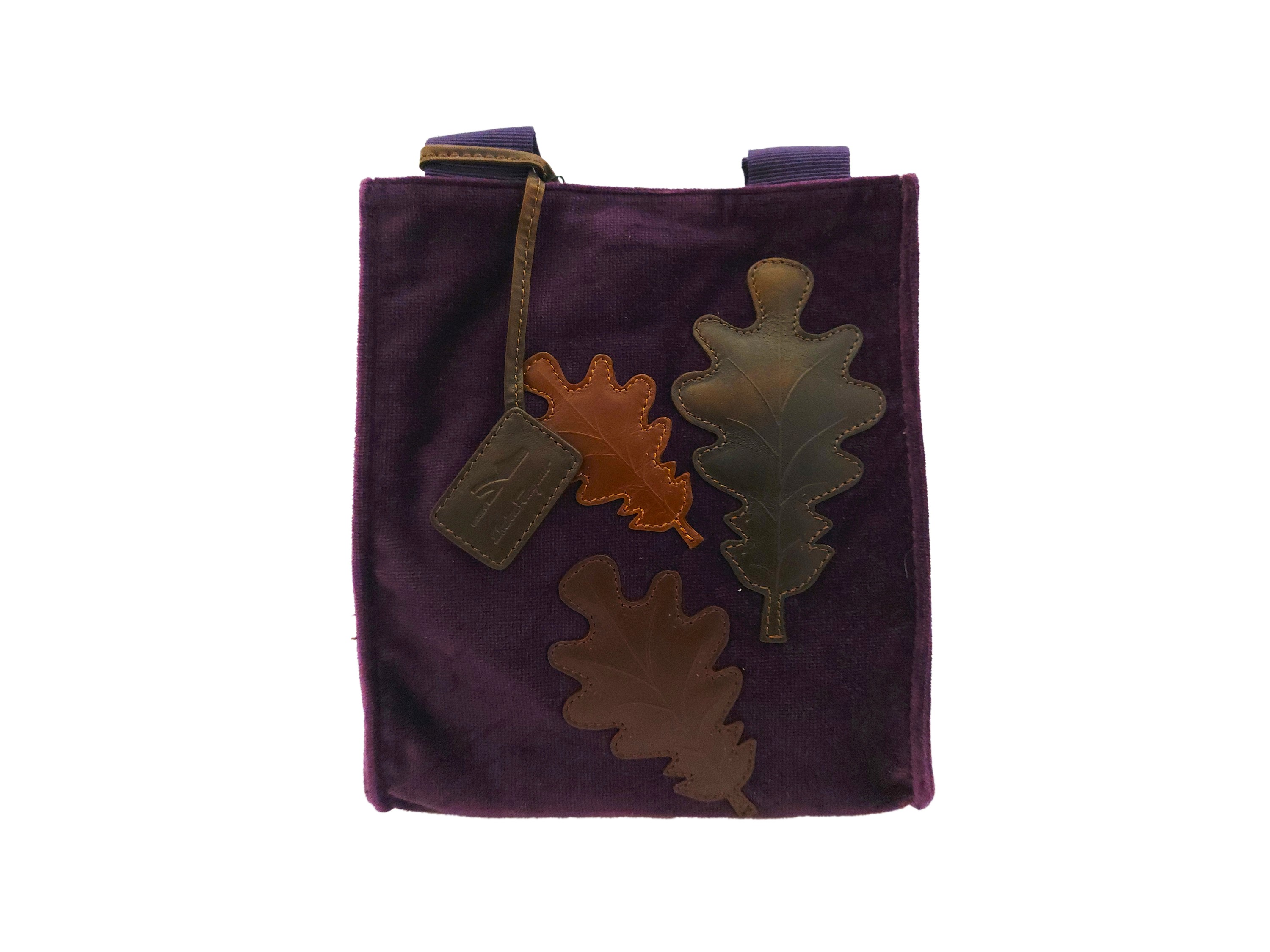 Salvatore Ferragamo, Borsetta in Velluto Viola