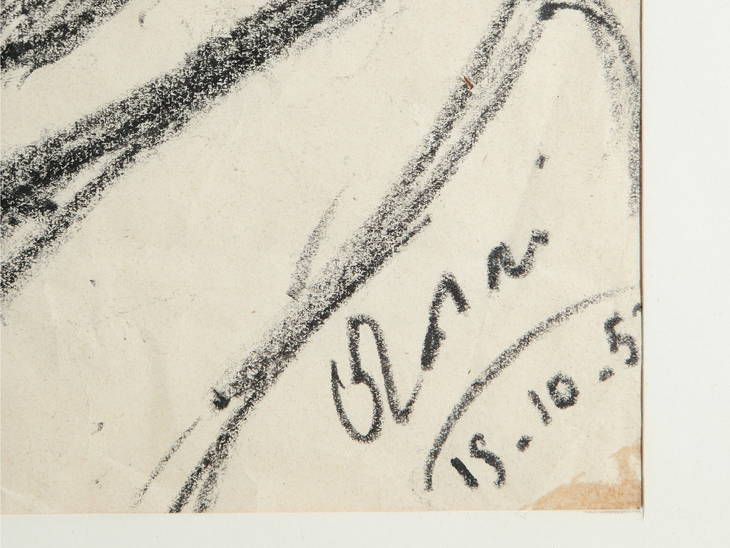 Ritratto di uomo di profilo 1953