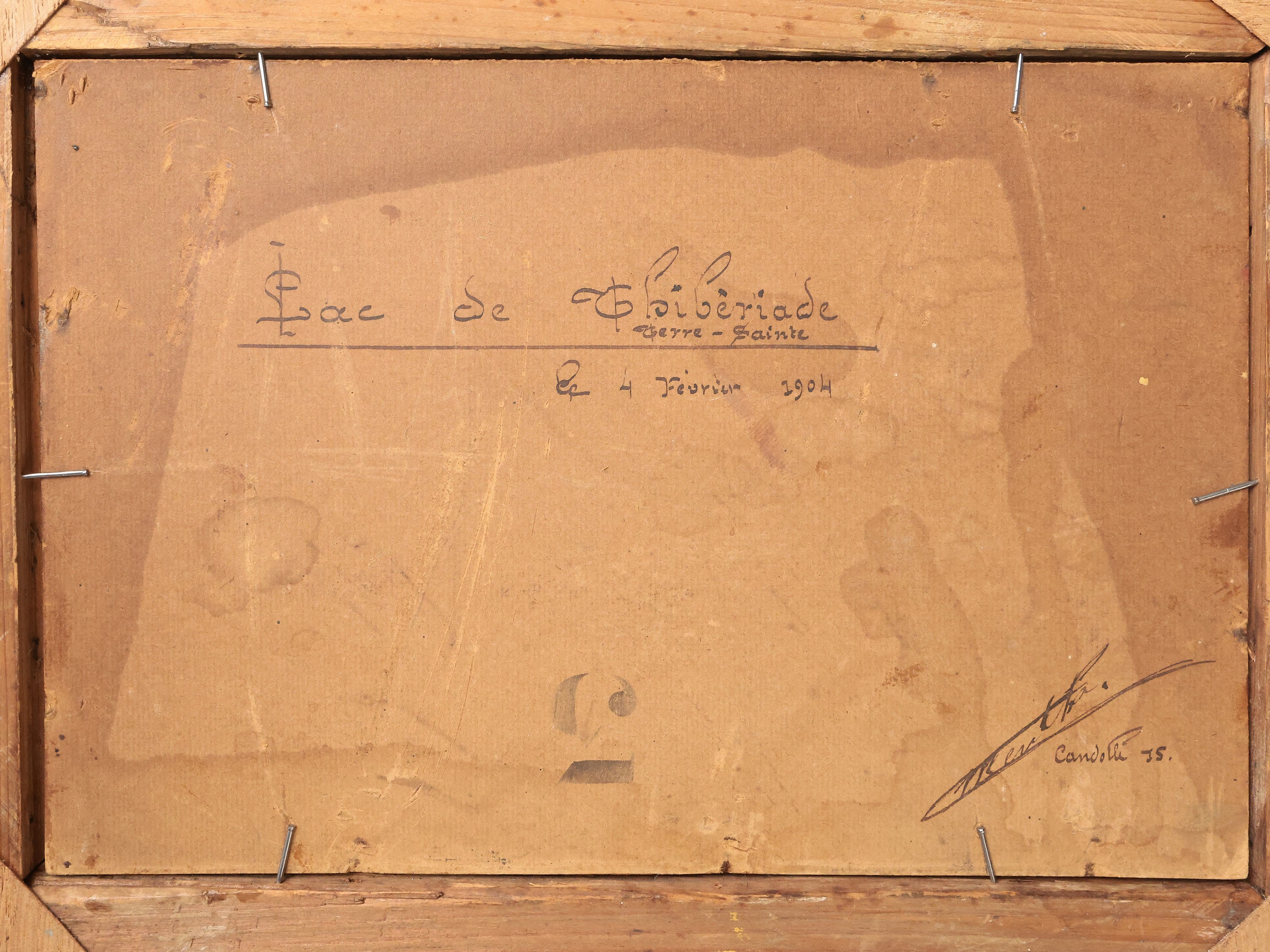 Scuola Orientalista del XX Secolo - Il Lago di Tiberiade 1904