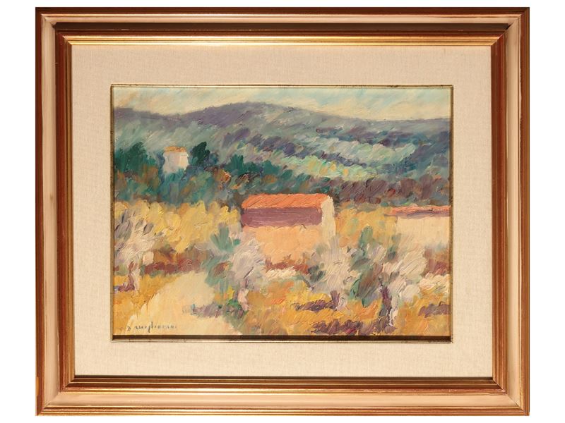 Paesaggio e Ritratto - Double face