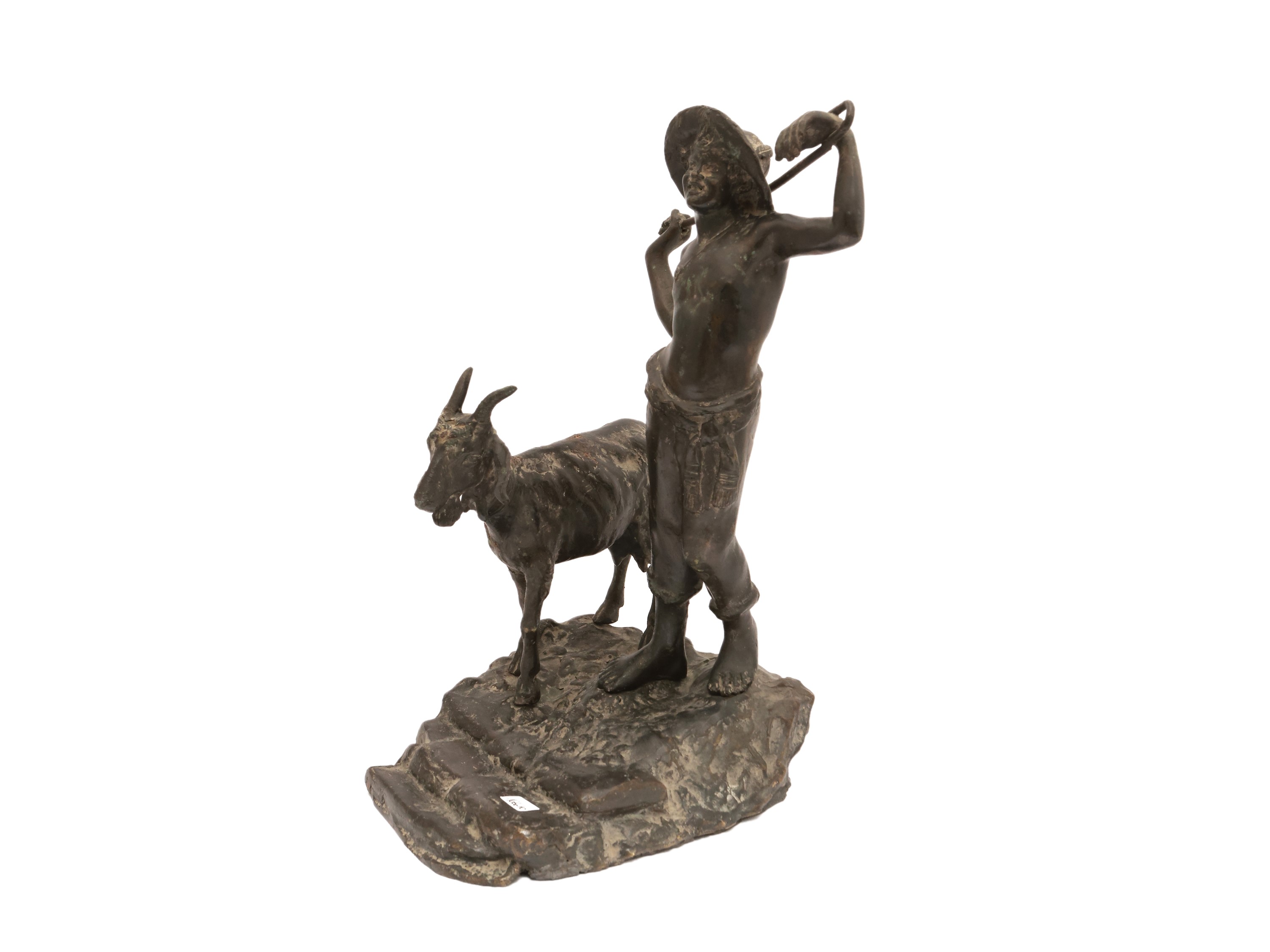 Pastore con capretta