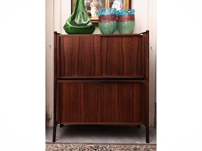 Credenza Doppia Archimede in Legni Esotici