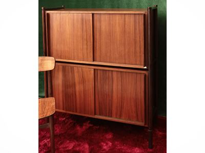 Credenza Doppia Archimede in Legni Esotici