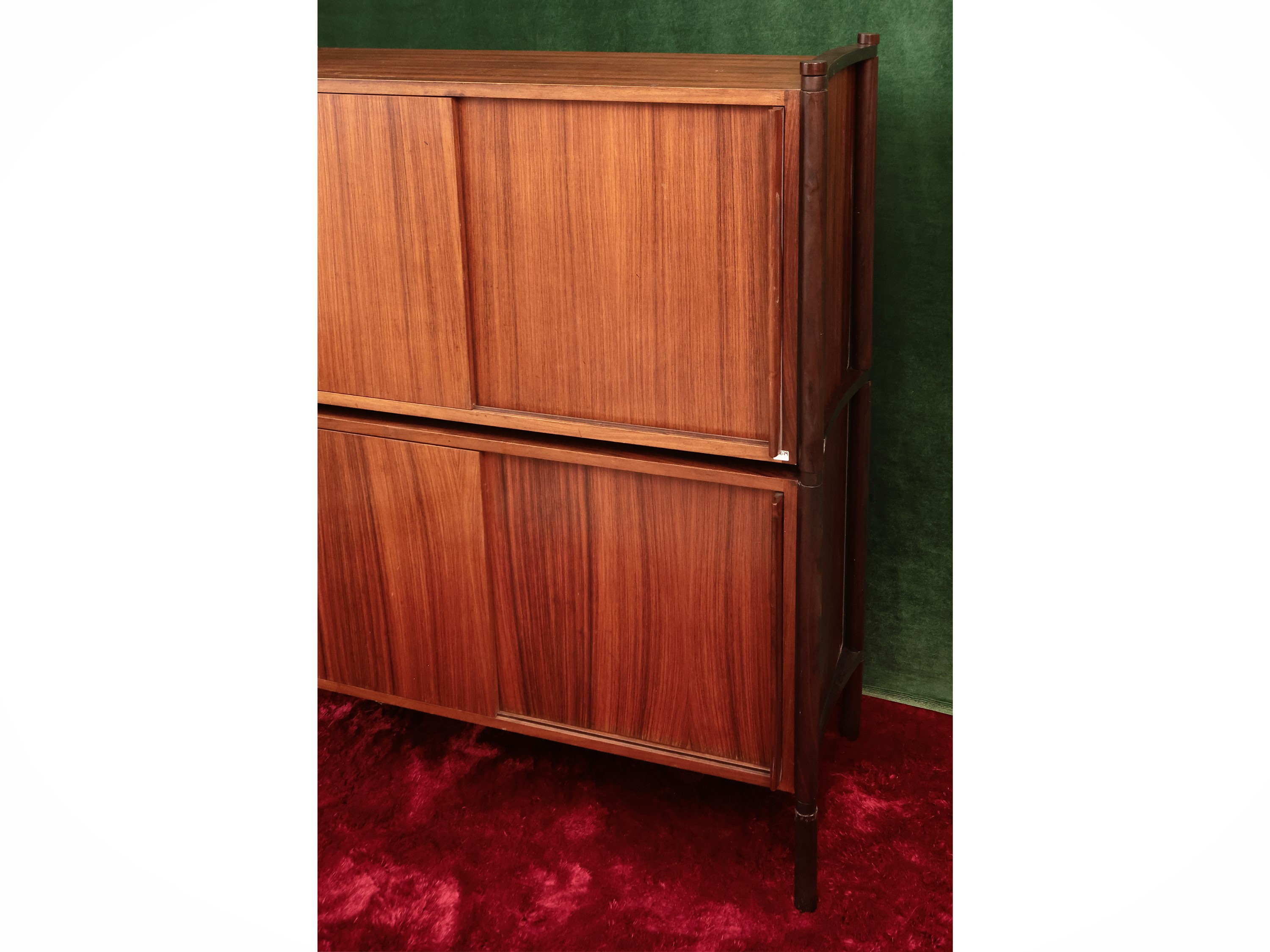 Credenza Doppia Archimede in Legni Esotici