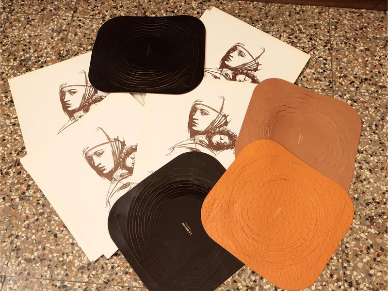 Assortimento di borsette pieghevoli, Leoncini Firenze