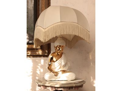 Coppia di Lumi da Tavolo in Ceramica