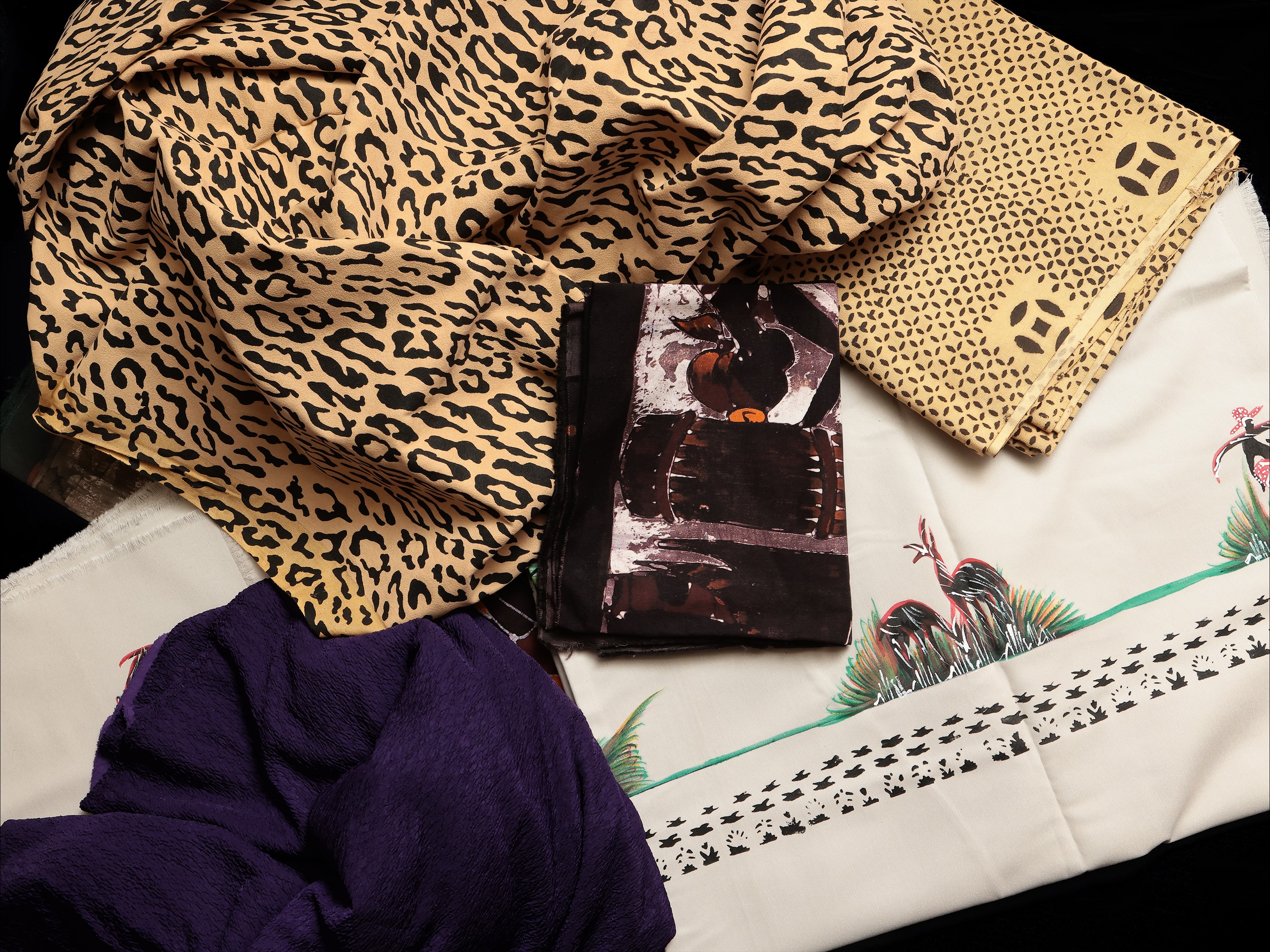 Miscellanea di tessuti etnici