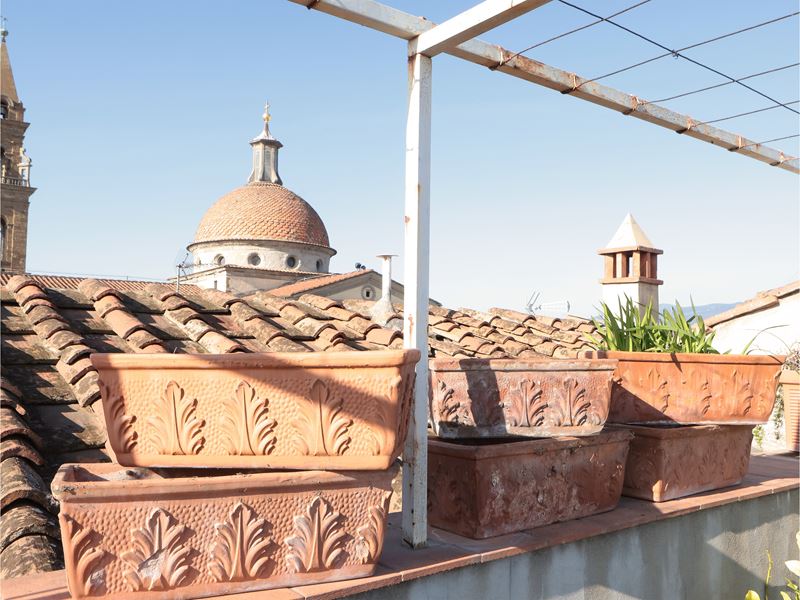Assortimento di Vasi a Cassetta in Terracotta