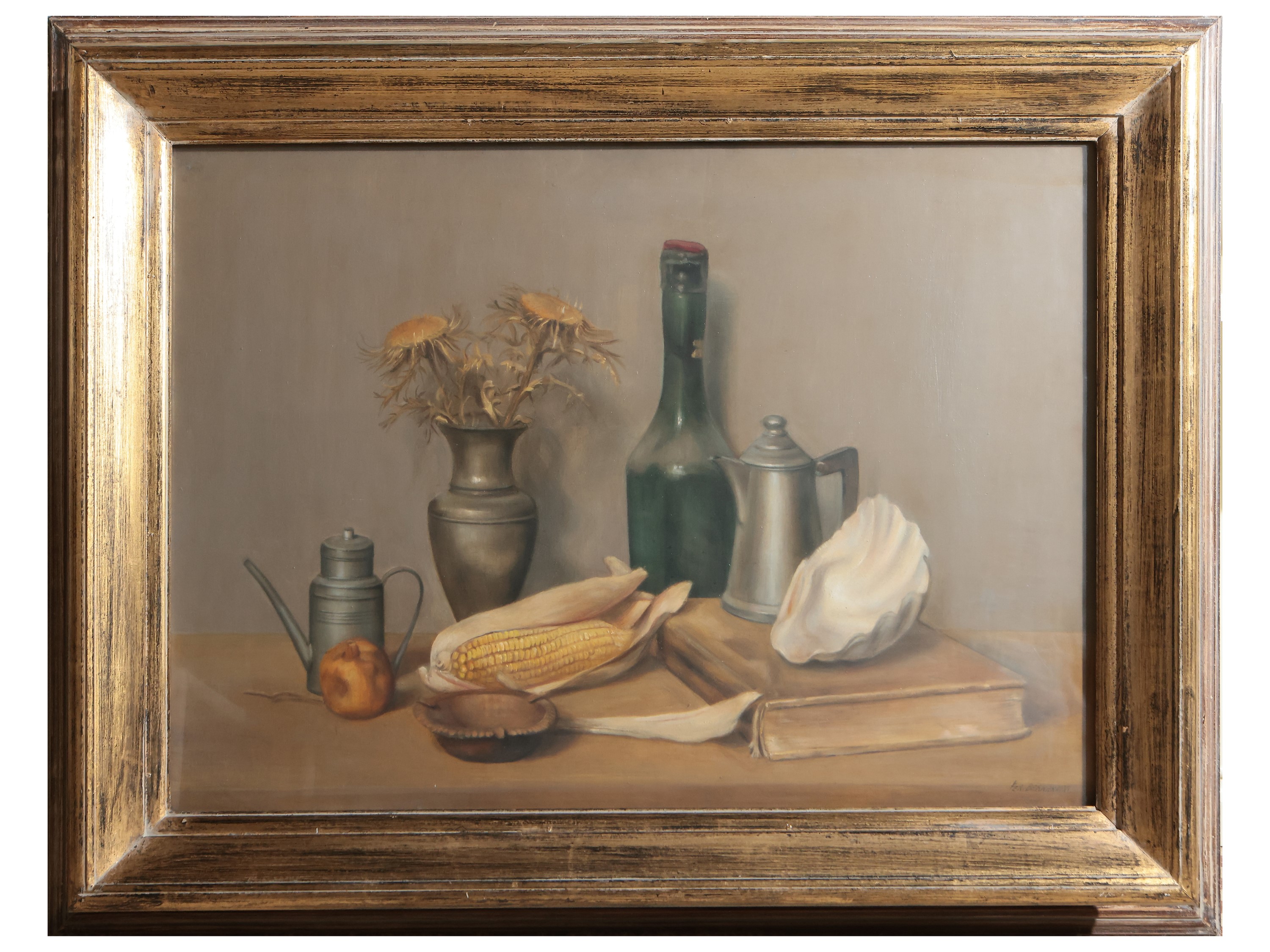 Rossella Segreto Annigoni - Angolo della Sala con Piccolo Scrittoio e Opere del Maestro Pietro An...
