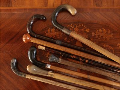Bastoni da passeggio d'epoca, fine XIX/inizio XX secolo
