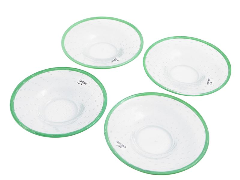 Serie di quattro piatti Barovier & Toso