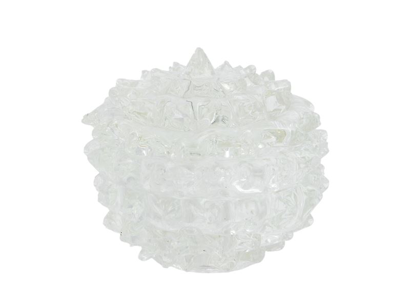 Piccola scatola in cristallo rostrato, Barovier & Toso