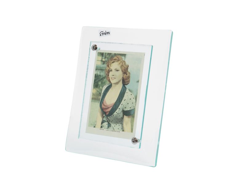 Cornice portafoto in cristallo molato