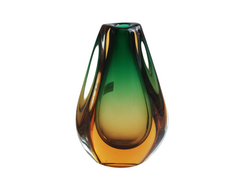 Vasetto Flavio Poli per Seguso Vetri d'Arte