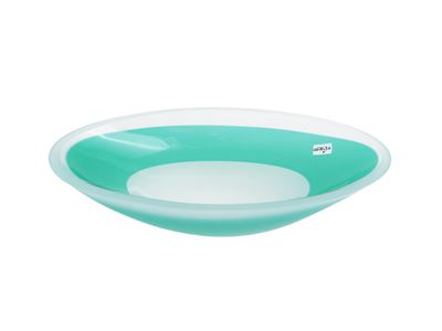 Archimede Seguso, Coppa in vetro opale e verde