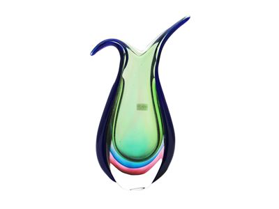 Vaso in vetro sommerso, Murano, Anni Settanta