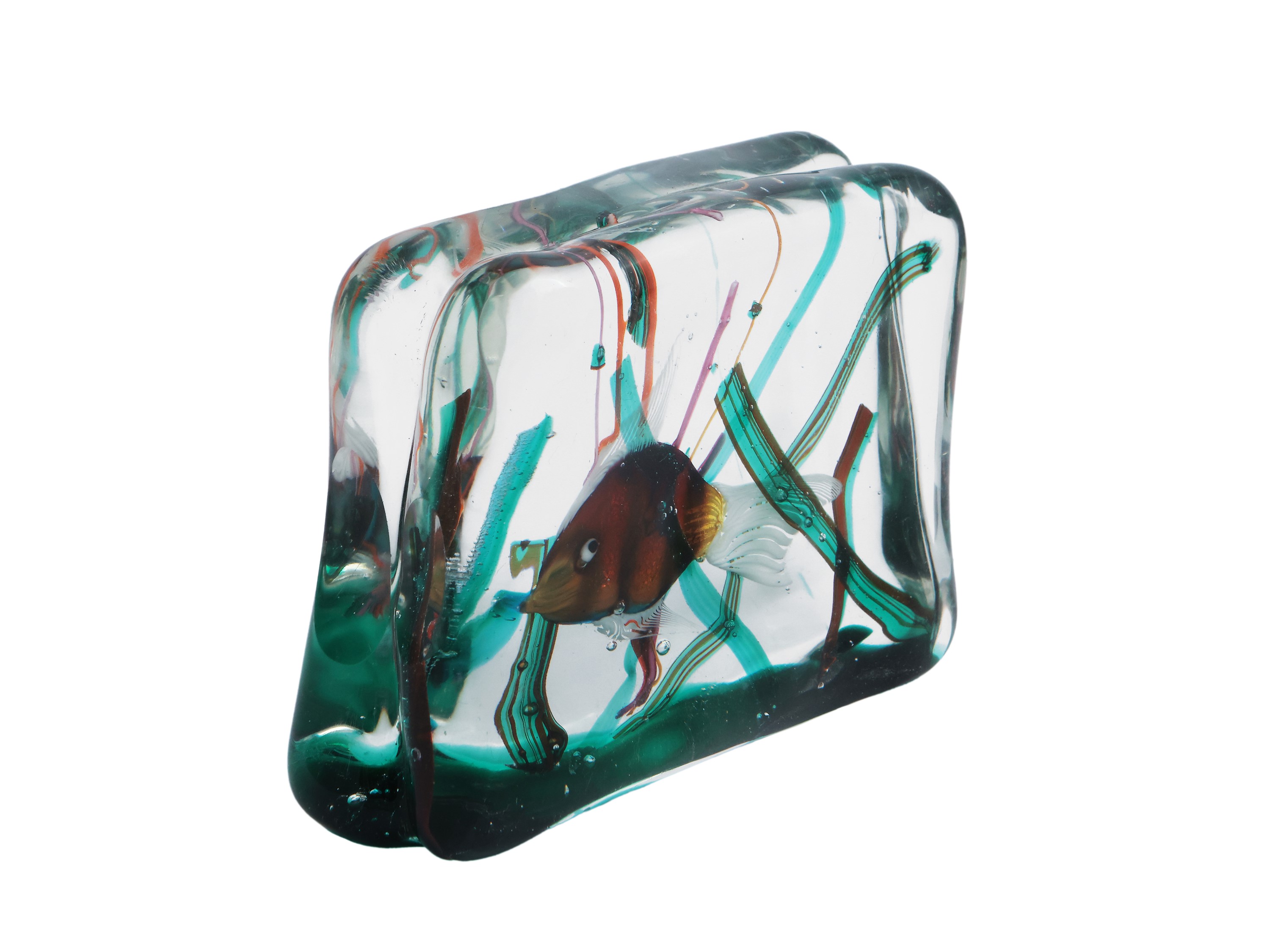 Acquario Cenedese, vetro pesante, Murano, Anni Sessanta