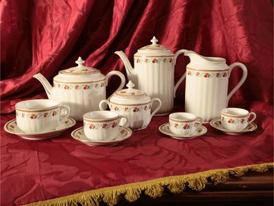 Richard Ginori, Servizio da tè e caffè in porcellana, Anni Trenta