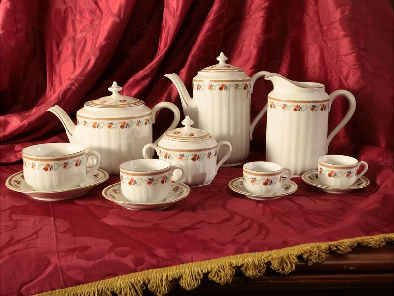 Richard Ginori, Servizio da tè e caffè in porcellana, Anni Trenta
