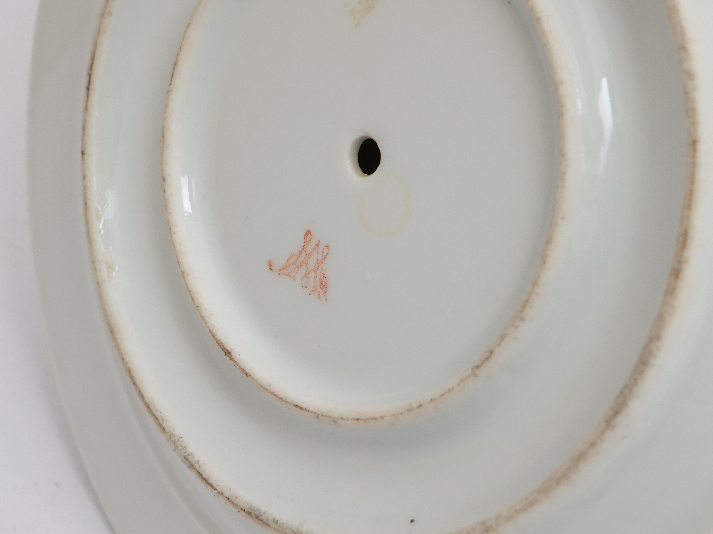 Tazza da puerpera in porcellana, Fine XIX/inizio XX secolo