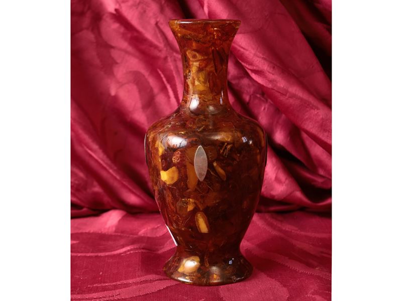 Piccolo Vaso a Balaustro in Resina
