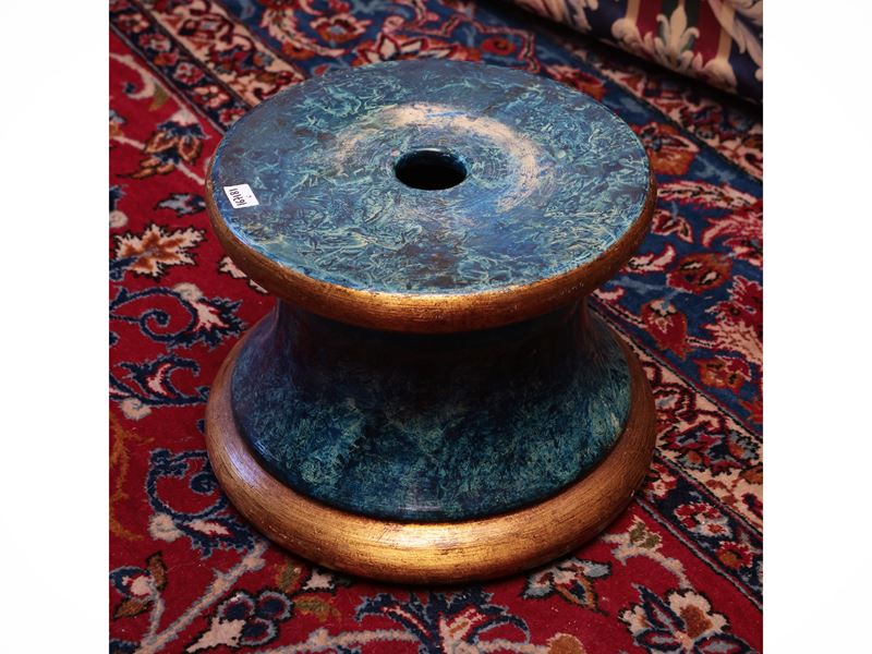 Colonna Portavasi in Ceramica Smaltata