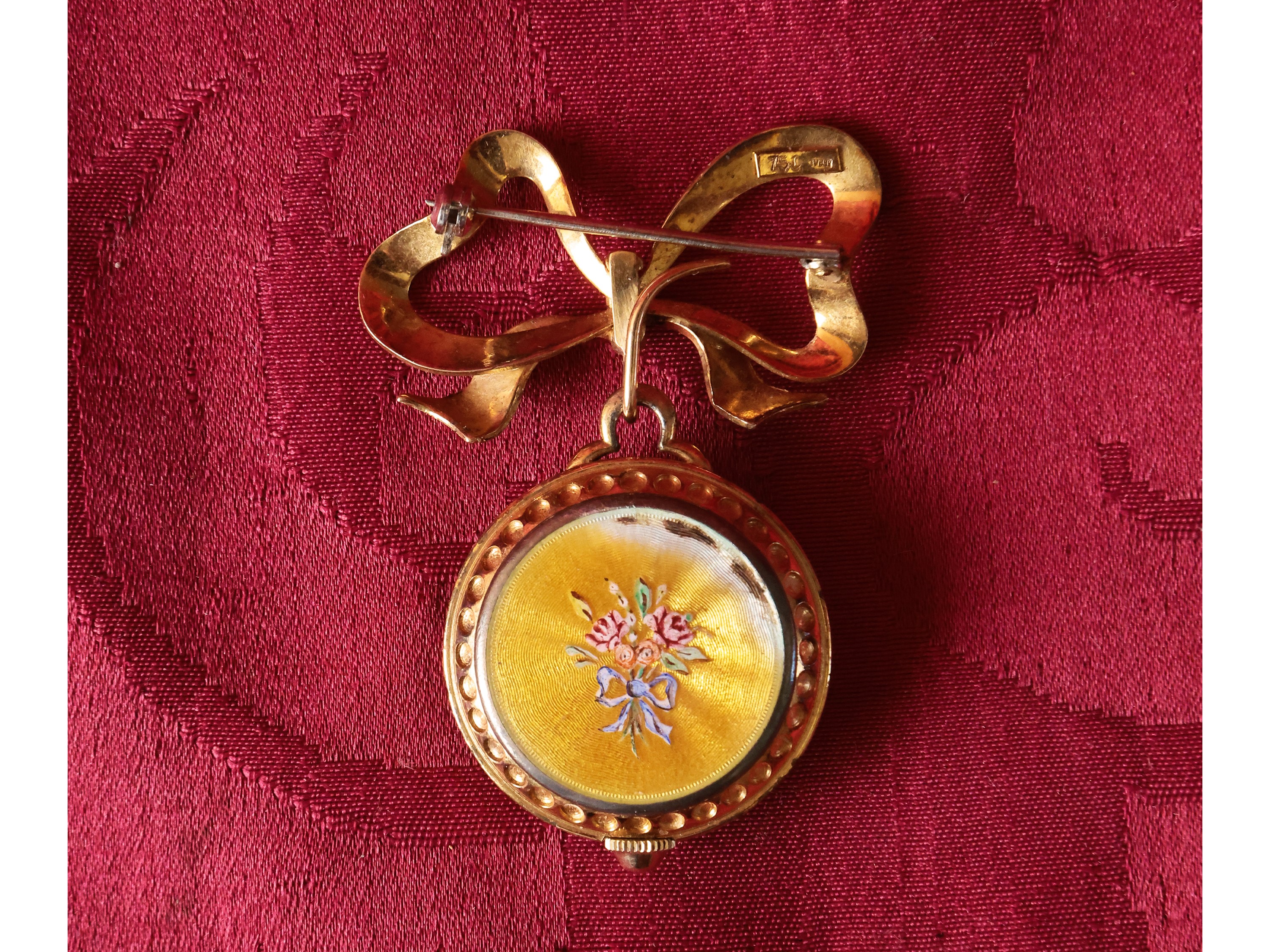 Spilla in oro giallo, Mersmann