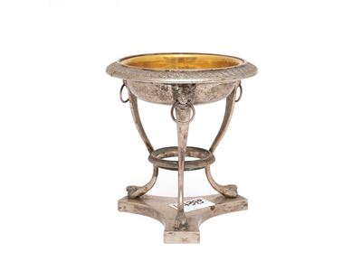 Saliera in argento, Firenze, XIX secolo