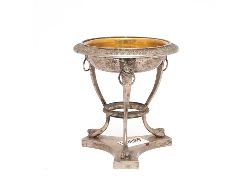 Saliera in argento, Firenze, XIX secolo