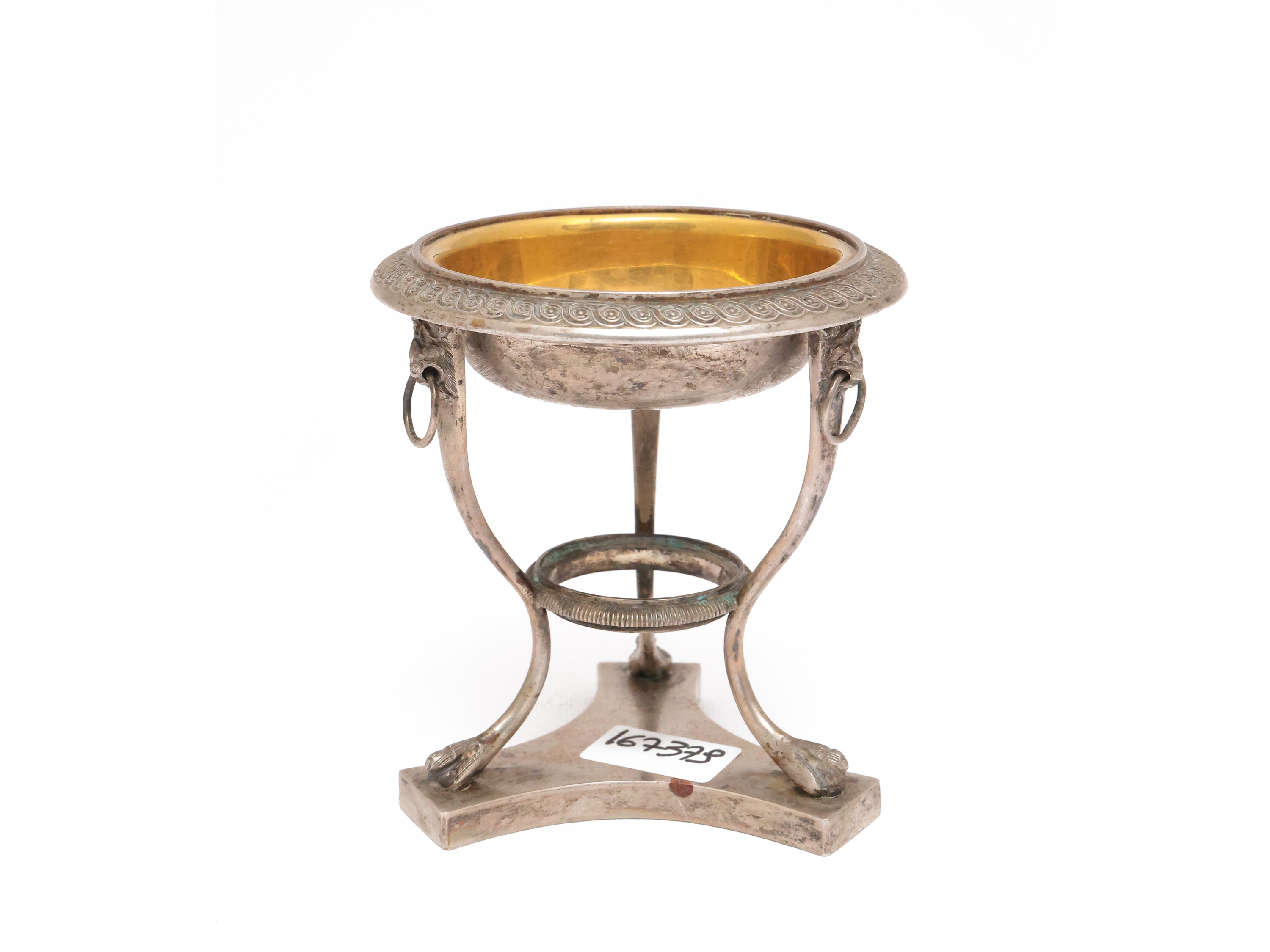 Saliera in argento, Firenze, XIX secolo