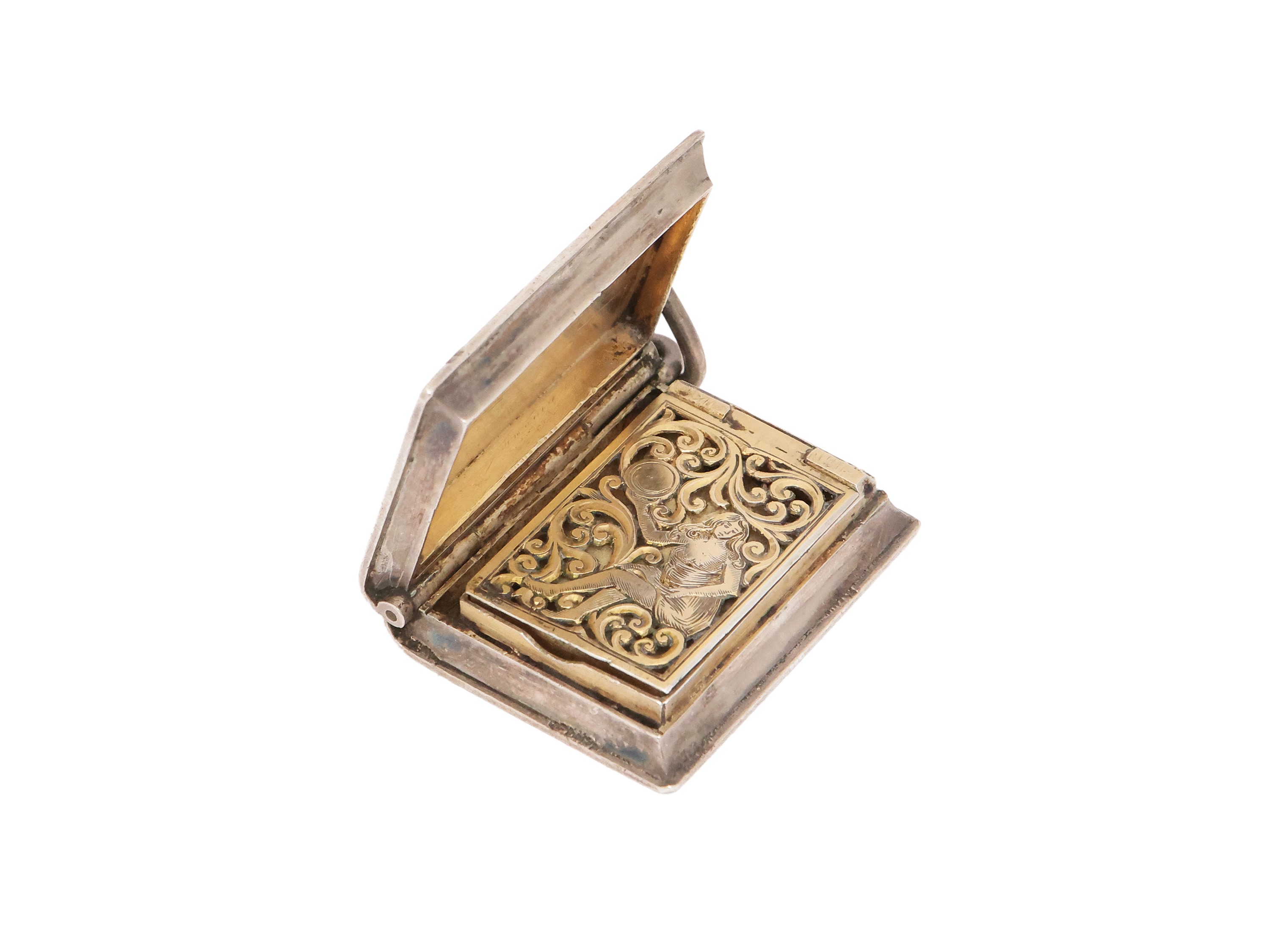 Vinaigrette da collezione in argento, inizio del XX secolo