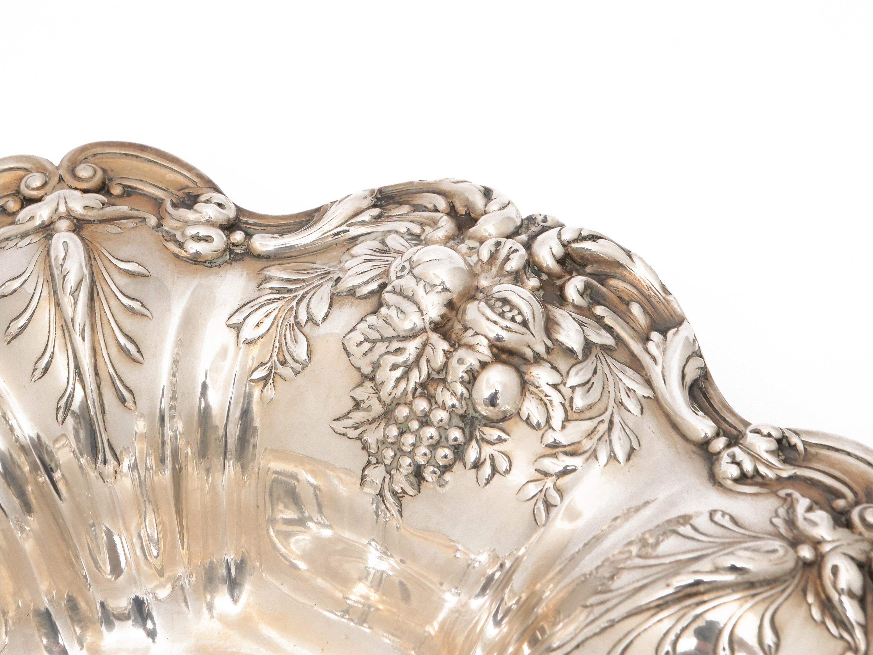 Reed & Barton, Coppia di cestini in argento sterling 925, modello Francis I