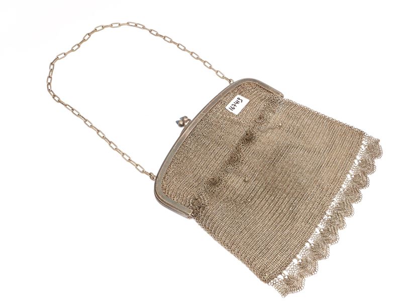 Borsetta in maglia di argento