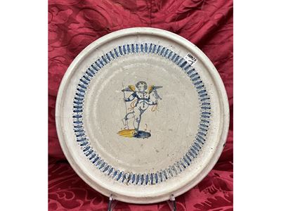 Alzata in Maiolica