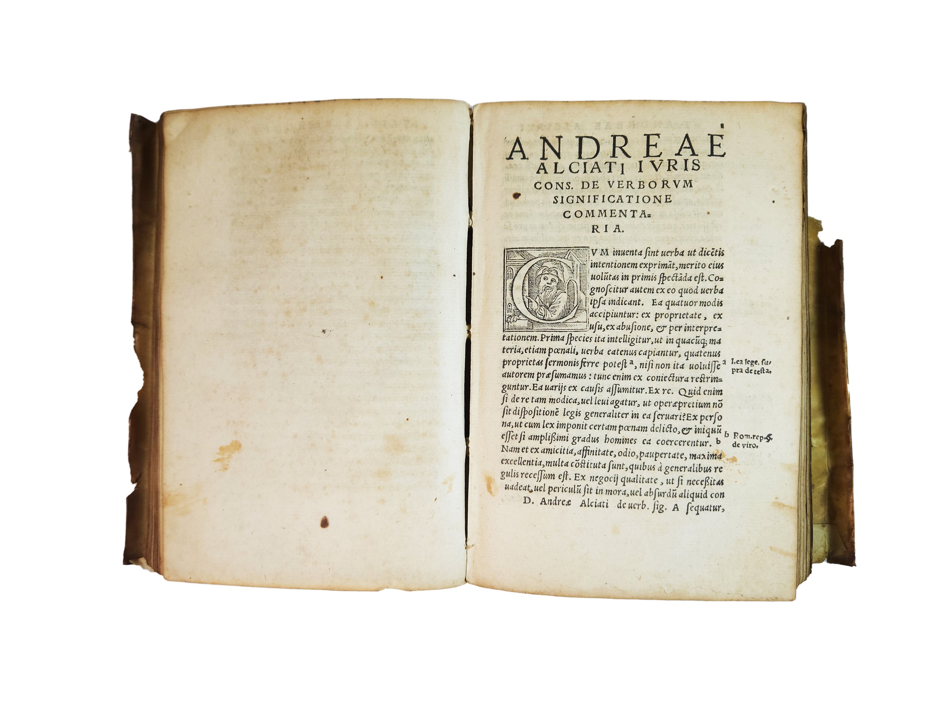 Andrea Alciati - Elenchi Dictionum, Quae Enodantur in Libris Quatuor De Verbo, Signifi. Do. Andre...